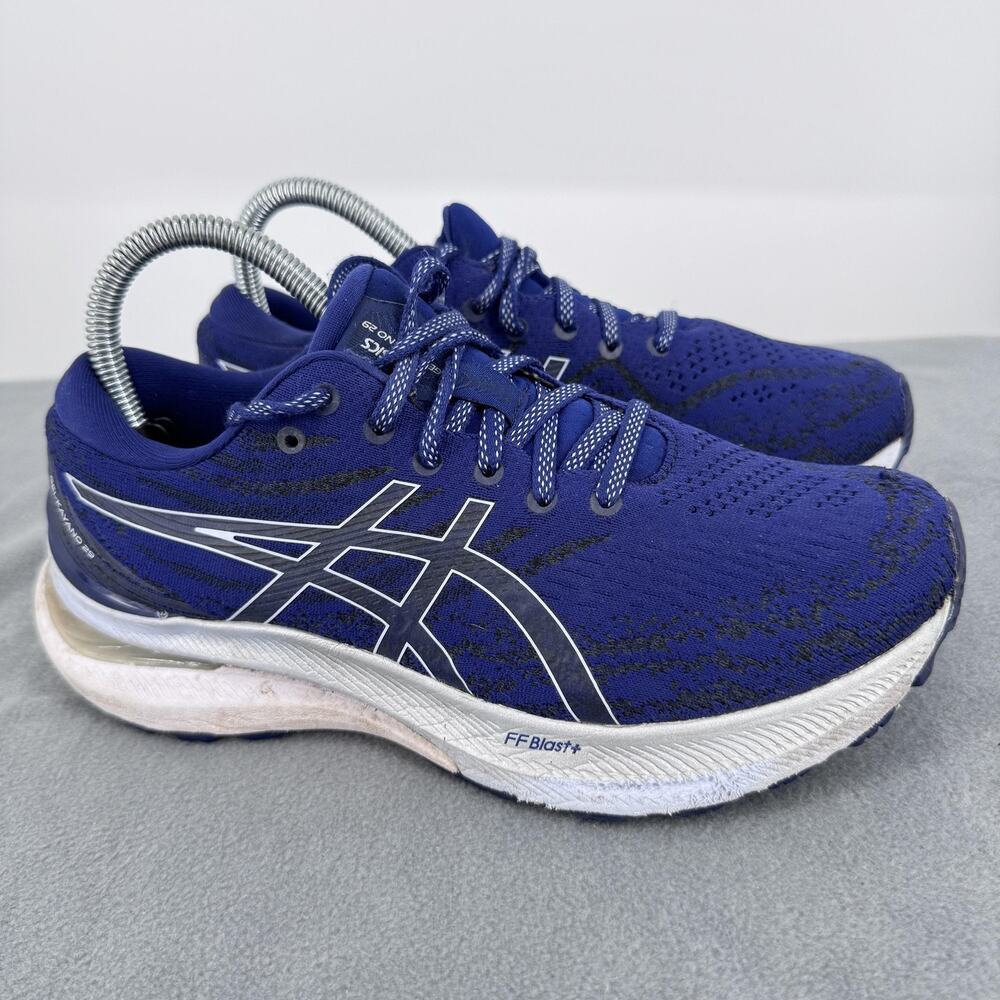 ASICS GEL-Kayano 29 Shoes Womens Size 7 Wide Blue Running Sneakers 1012B297
